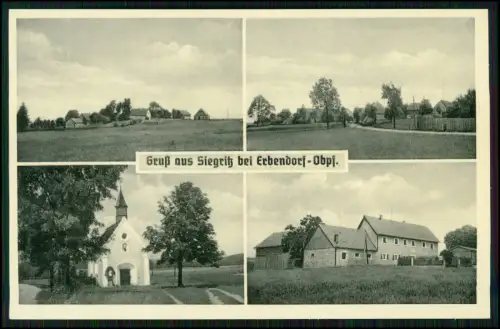 AK - Siegritz Erbendorf Obpf. - Dorfkirche Kapelle, Bauernhof Gasthaus Schnurrn