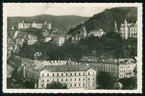 7x AK - Karlovy Vary Karlsbad Stadt Tschechien - Feldpost 1942 gelaufen