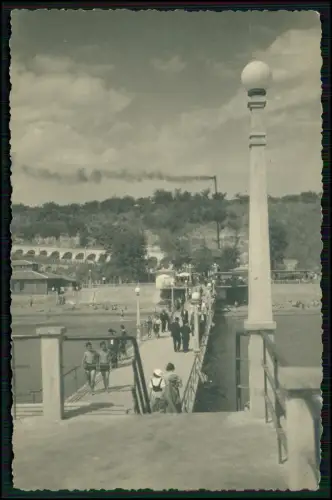 AK - Seebrücke von Burgas in Bulgarien - Feldpost von Soldat Wehrmacht 1941 gel.