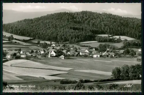 Echt Foto AK - Altnußberg Geiersthal - Bayerischer Wald Dorfansicht Felder uvm.