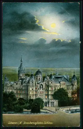 5x AK - Schwerin - Luftbild Altstadt Schloss See Theater Stadt Marktplatz uvm.