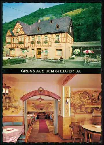 AK - Steeg Bacharach Rhein - Steegertal - Gasthaus zur alten Mühle Weinlokal uvm
