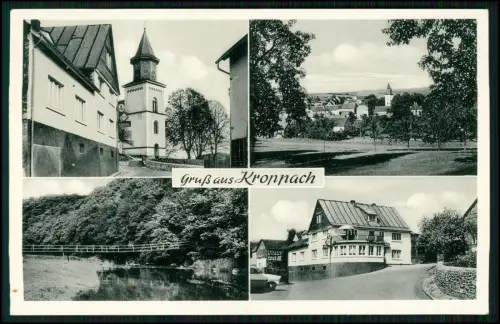 AK - Kroppach Westerwald - Zum Alten Gasthaus, Kirche, Ortsblick, Weiher, uvm.