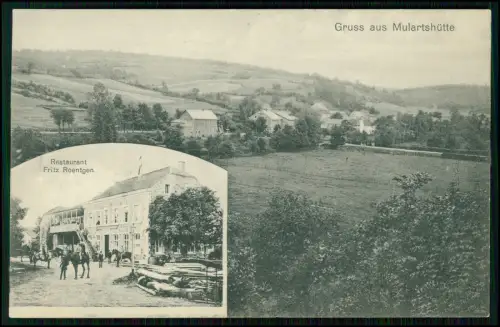 AK - Mulartshütte, Kornelimünster, Aachen, Restaurant ,Fritz Roentgen 1910 gel.