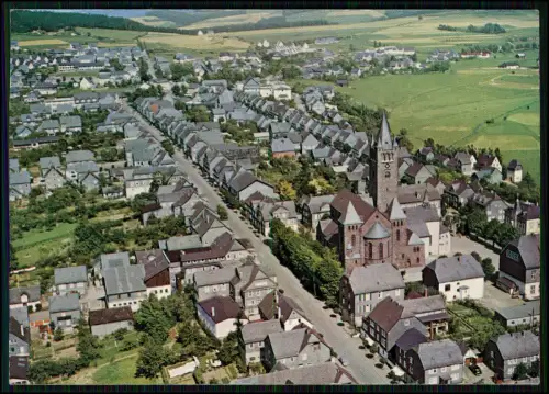 AK - Schmallenberg im Hochsauerland - Luftbild - Häuser Kirche Ortskern Straßen