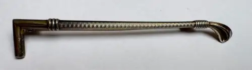 Alte Antike Brosche in Form eines Golfschläger - 800er Silber gestempelt - 5,5cm