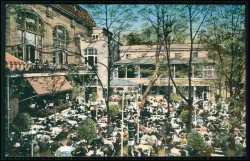2x AK Restaurant Kaiser Wilhelm-Zelt Berlin - Tiergarten + Wannsee Blick auf See