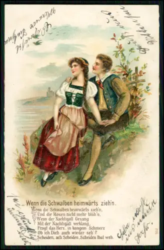 12 x AK - alte Ansichtskarte Postkarte - Liebespaare - diverse Ansichten 1905-20