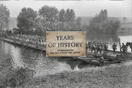 Foto kein Zeitgenössisches Original Frankreich Brücke Übergang Fluss Pioniere 