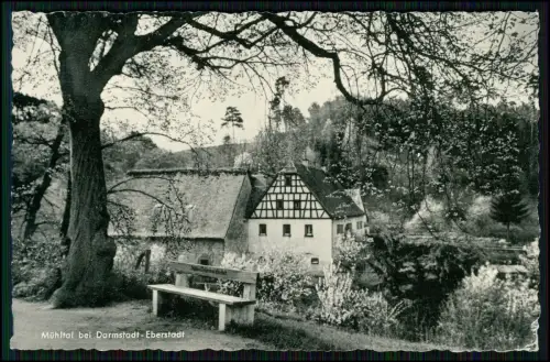 2x AK Darmstadt Eberstadt - Mühltal Kirche Nieder Beerbach und andere