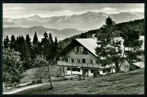 Foto AK - Scheidegg Allgäu - Ausflugsgaststätte Bromatsreute, Blick auf Gasthaus