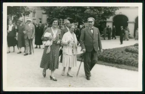 9x Echt Foto AK Bad Bertrich Elegante Kurgäste flanieren am Staatsbad 1931 gel.