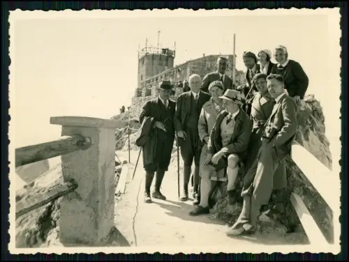 11x Foto - Münchner Haus Berghütte Meteorologischer Turm Wetterwarte Westgipfel