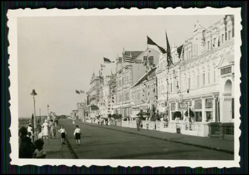 11x Foto Norderney - Kaiserstraße Strandpromenade Leuchtturm u.a. Motive 1930er