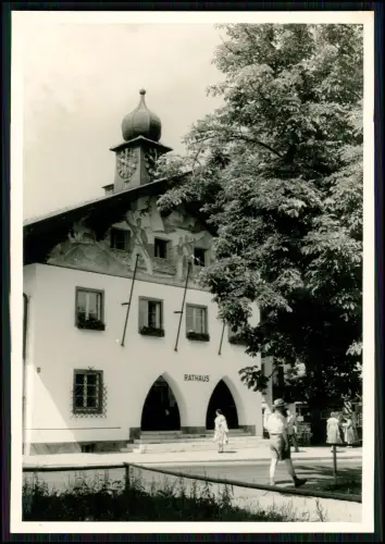9x Foto - Bad Wiessee in Oberbayern - der Ort mit Straßen - Häuser Kirche uvm.