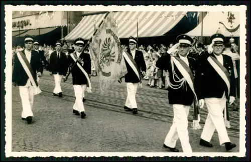 8x Foto - Festumzug Bürgerschützenvereins in Gelsenkirchen - 1950er und andere