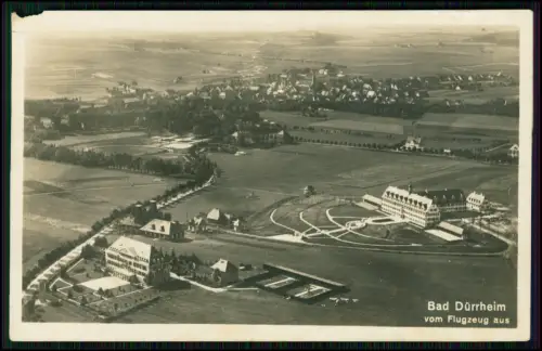 Foto AK Bad Dürrheim Luftbild Friedrich Luisen Hospiz Kinder Sanatorium 1928 gel