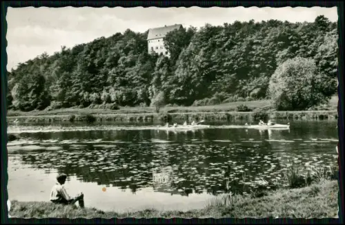 Foto AK Niederwenigern Ruhr Jugendherberge Hattingen Ruderboote Ruhrpartie uvm.