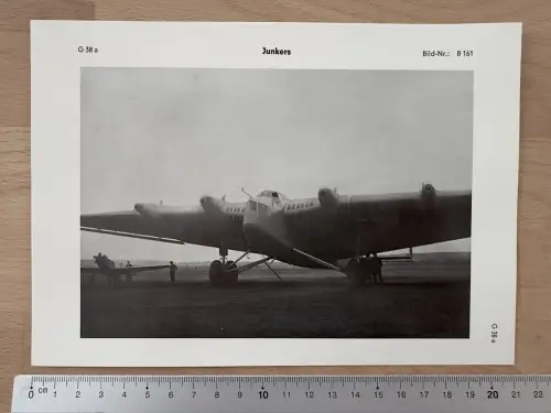 Junkers G 38 a D-2000, Verkehrsflugzeug, Motorenwerke A.G. Dessau, 1929