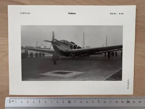 Junkers Ju 52/1m ba Frachtflugzeug, Flugzeug- und Motorenwerke A.G. Dessau, 1930