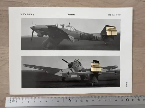 Junkers Ju 87 A D-IEAU, Sturzkampfflugzeug, Motorenwerke A.G. Dessau, 1936