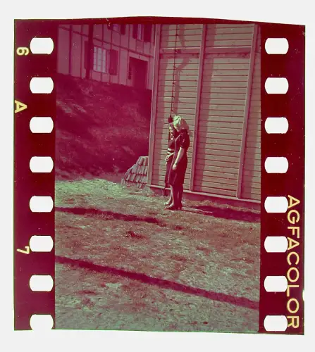 3x Orig. Agfacolor Dia - Baracken bei Danzig Gdańsk Polen - 1939