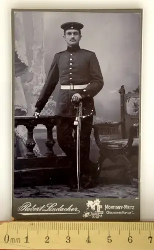4 CDV Foto Militär Portraits Montigny Metz Koblenz Carl Hecking Robert Lindacher