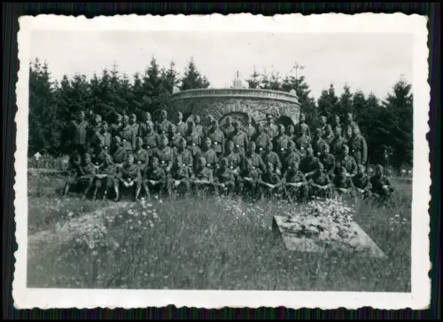 7x Foto - Soldaten Luftwaffe - Soldatenfriedhof Maissin Belgien Wallonien - 1940