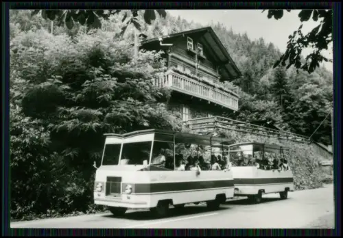 10x Foto - Sitzendorf Thüringen - Schwarza-Express Bus Omnibus und andere Motive