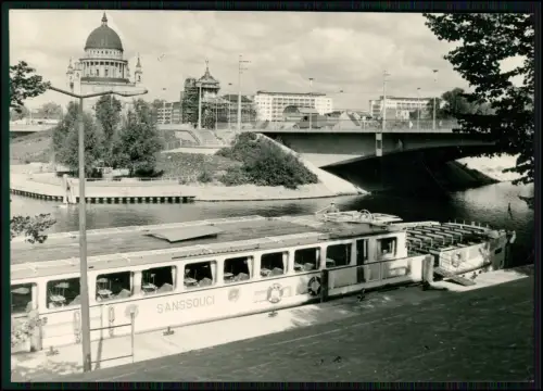 Echt Foto AK- Neues Potsdam Fahrgastschiff Ausflugsschiff Sanssouci Weiße Flotte