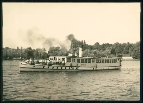 Echt Foto AK- Potsdam Fahrgastschiff Ausflugsschiff Dampfer Potsdam Weiße Flotte