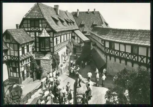 10x AK Echt Foto - Eisenach Wartburg Anlage Fachwerk Vogtei Palas Innenhof uvm.