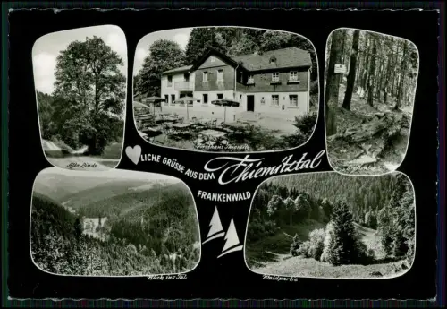 AK Foto - Thiemitztal Schwarzenbach am Wald - Zum Forsthaus - Gaststätte Pension