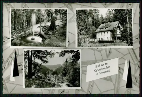 Foto AK - Marktschorgast Ofr. im Schorgasttal - Pension Grundmühle Waldquelle ..