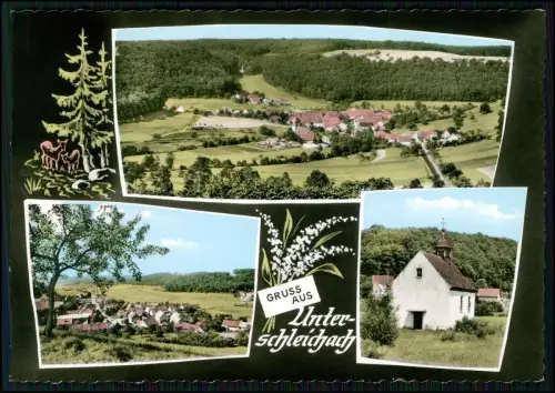AK - Unterschleichach Oberaurach Steigerwald bei Haßfurt – Dorfansichten Kapelle