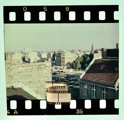Agfacolor Dia - DDR Ost-Berliner Rosenthaler Vorstadt ? - Ortsteil Mitte 1950er