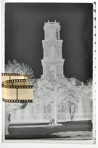 Orig. Negativ 9x6 - Ludwigskirche in Saarbrücken evangelische Barockkirche 1940