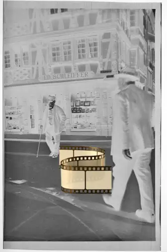 Orig. Negativ 9x6 - Straßburg Frankreich - Schreibwaren Papeterie Ed. Schleiffer