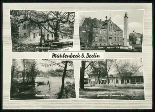 3x Foto AK - Mühlenbeck nördlich Berlin - Lkr. Oberhavel Brandenburg - Ansichten