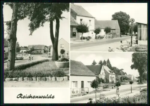 Foto AK - Reichenwalde Kreis Fürstenwalde DDR - Dorfstraße Wohnhäuser Gärten uvm