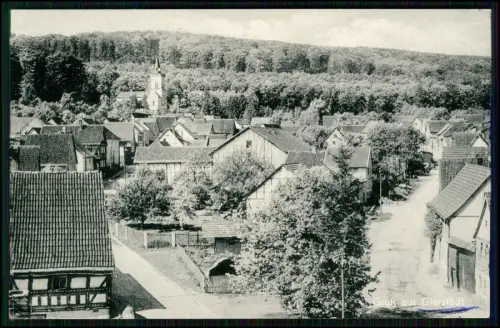 AK - Gierstädt - Lkr. Gotha, Thüringen - Ortsblick mit Dorfpanorama und Kirche