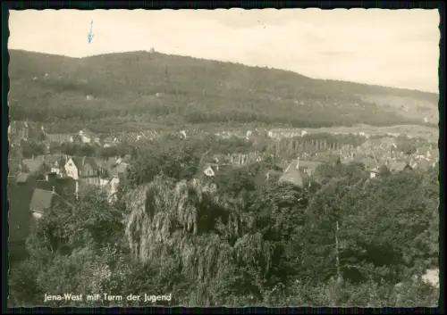 2x AK - Jena - West Turm der Jugend Panorama Stadtzentrum Uni Hochhaus uvm.