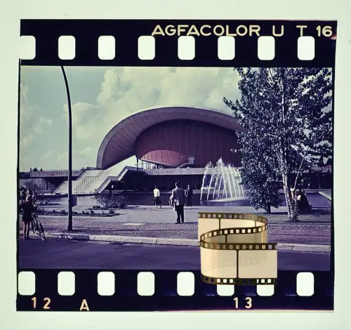 Agfacolor Dia - Berlin Kongresshalle Tiergarten - Haus der Kulturen der Welt HKW