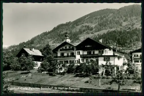 Echt Foto AK - St. Veit im Pongau - Gasthof Café Pension Sonnhof Salzburg Alpen