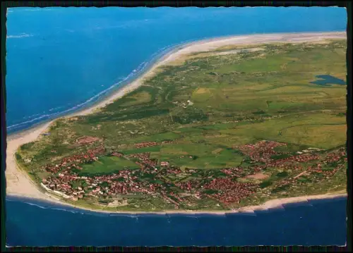 5x AK Ansichtskarte Postkarte - Insel Borkum Ostfriesland - Luftbild und andere