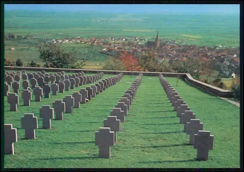 4x AK Bergheim Elsass Frankreich - Deutscher Soldatenfriedhof Kriegsgräberstätte
