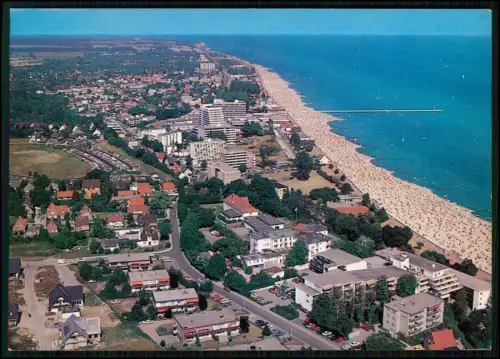 AK - Grömitz, Ostsee, Schleswig Holstein - farbiges Luftbild des Ostseeheilbads