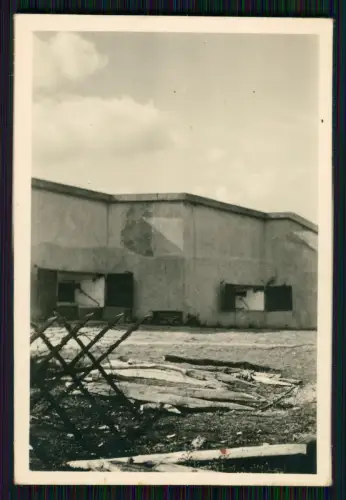Foto - Bunker der Maginot-Linie Draht Hindernisse Scharten für Maschinengewehre