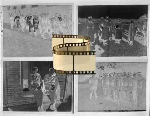 8x Orig. Negativ 6x4 - Wehrmacht deutsche Soldaten - Ostfront Ansichten