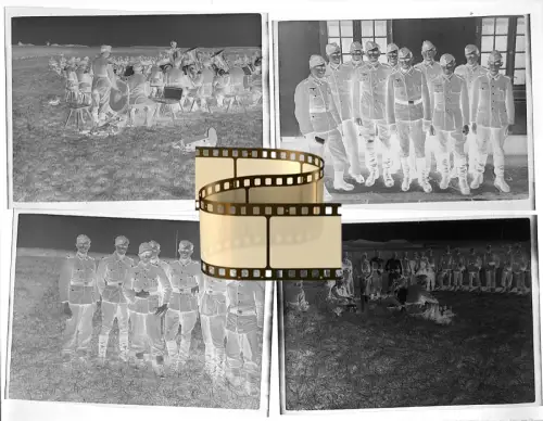 8x Orig. Negativ 6x4,5cm - Wehrmacht deutsche Soldaten - Ostfront ? Ansichten..